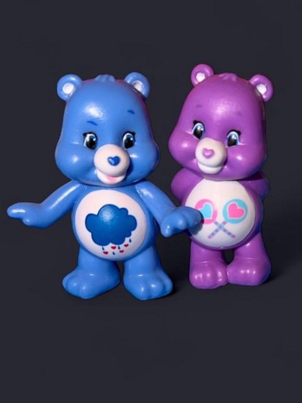 Care Bears Blue & Purple Mini Bear Figures - Set of 2